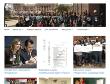 Tablet Screenshot of educationaustin.org